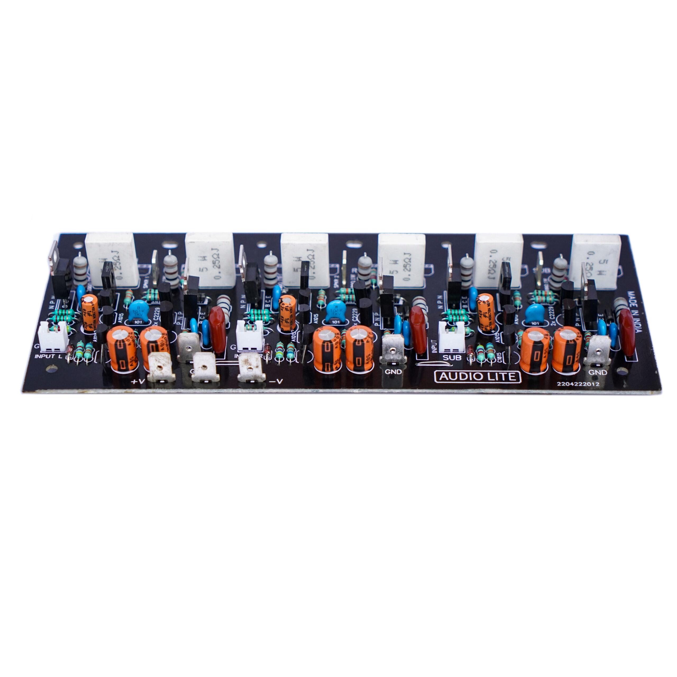 AUDIO LITE 300W RMS 3 Channel Amplifier Board for 2SC5200 + 2SA1943 (Only Driver Section Assembled) (Only Driver Section)