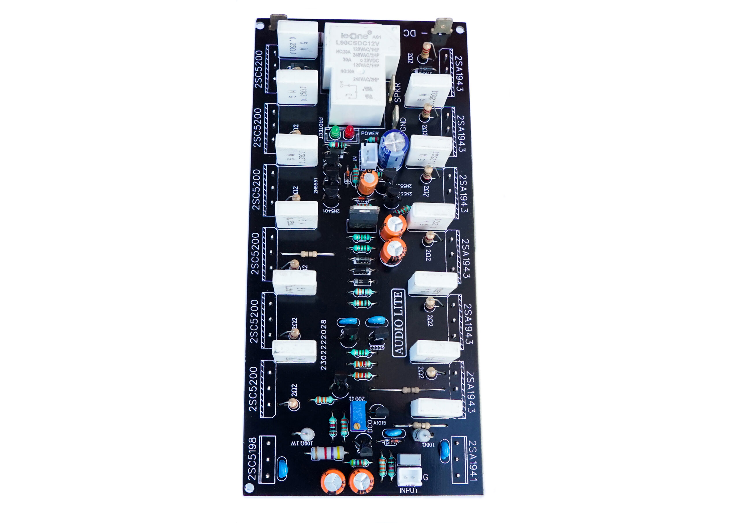 AUDIO LITE 500W RMS Mono Amplifier Board Using 2SC5200 + 2SA1943 With Speaker Protection (500W Complete SQ-2)