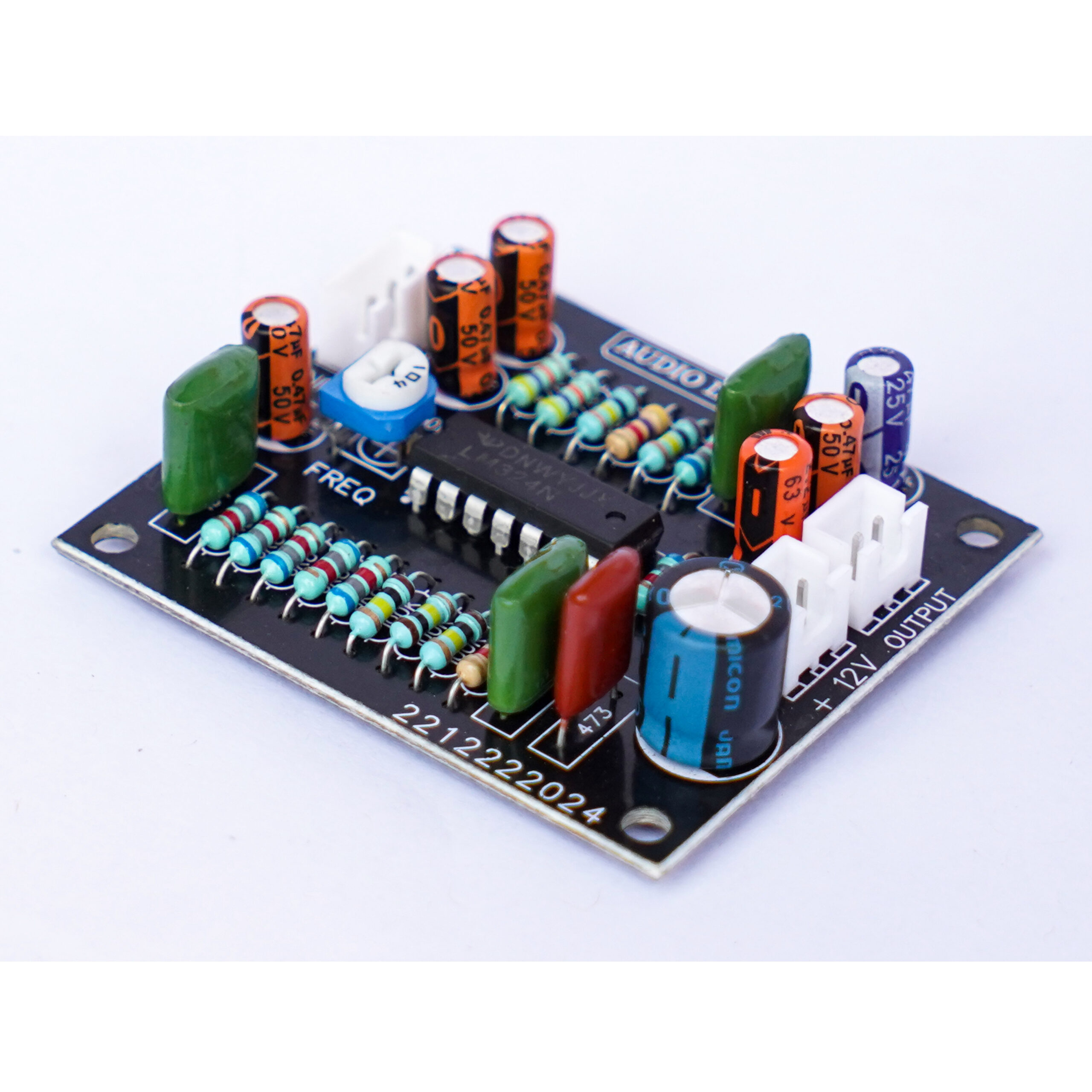 AUDIO LITE Low Pass Filter Board for Subwoofer Based on LM324 IC (Subwoofer Filter Board)