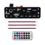 AUDIO LITE 5V Bluetooth MP3 USB Audio Module with MIC, AUX &  TF Card Support.